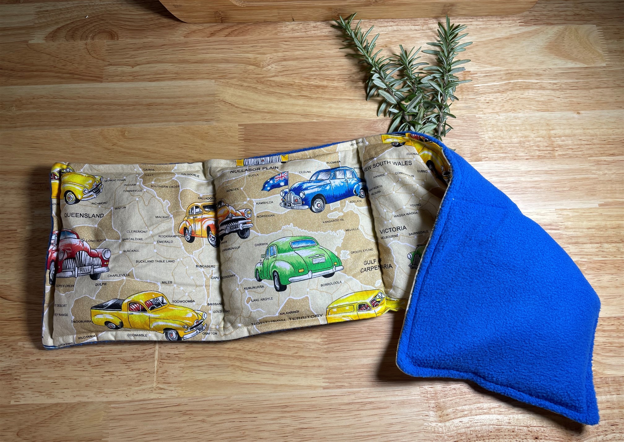 Australian Vintage Car Themed Rice & Lavender Heat Pack